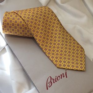 Brioni Mens Silk Tie NWOT